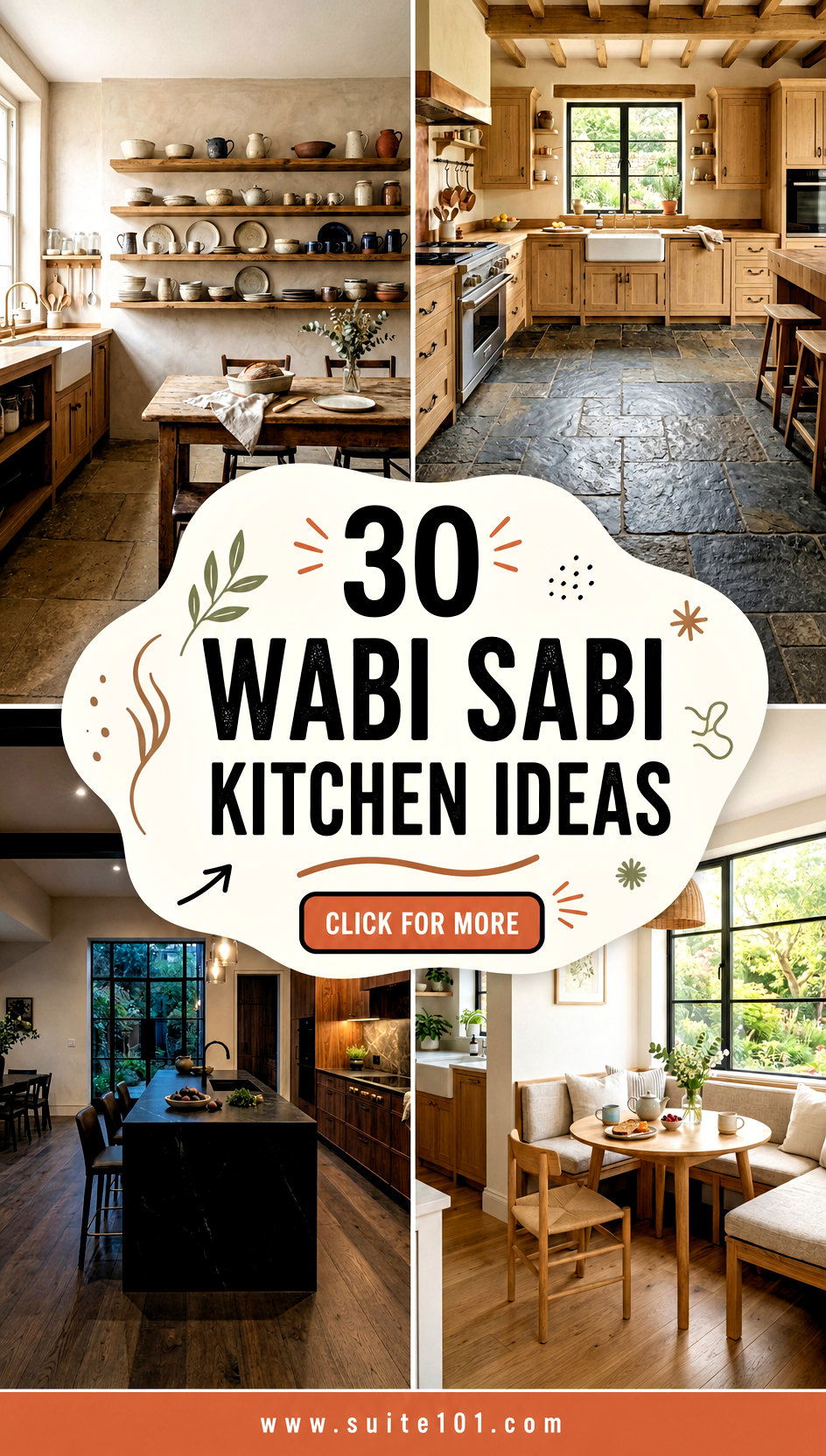 30 wabi sabi kitchen ideas For Calm Natural Everyday Beauty - 30 wabi sabi kitchen ideas For Calm, Natural, Everyday Beauty
