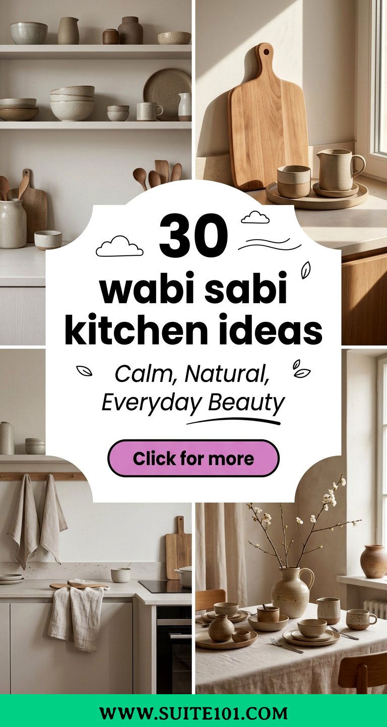 30 wabi sabi kitchen ideas For Calm Natural Everyday Beauty - 30 wabi sabi kitchen ideas For Calm, Natural, Everyday Beauty