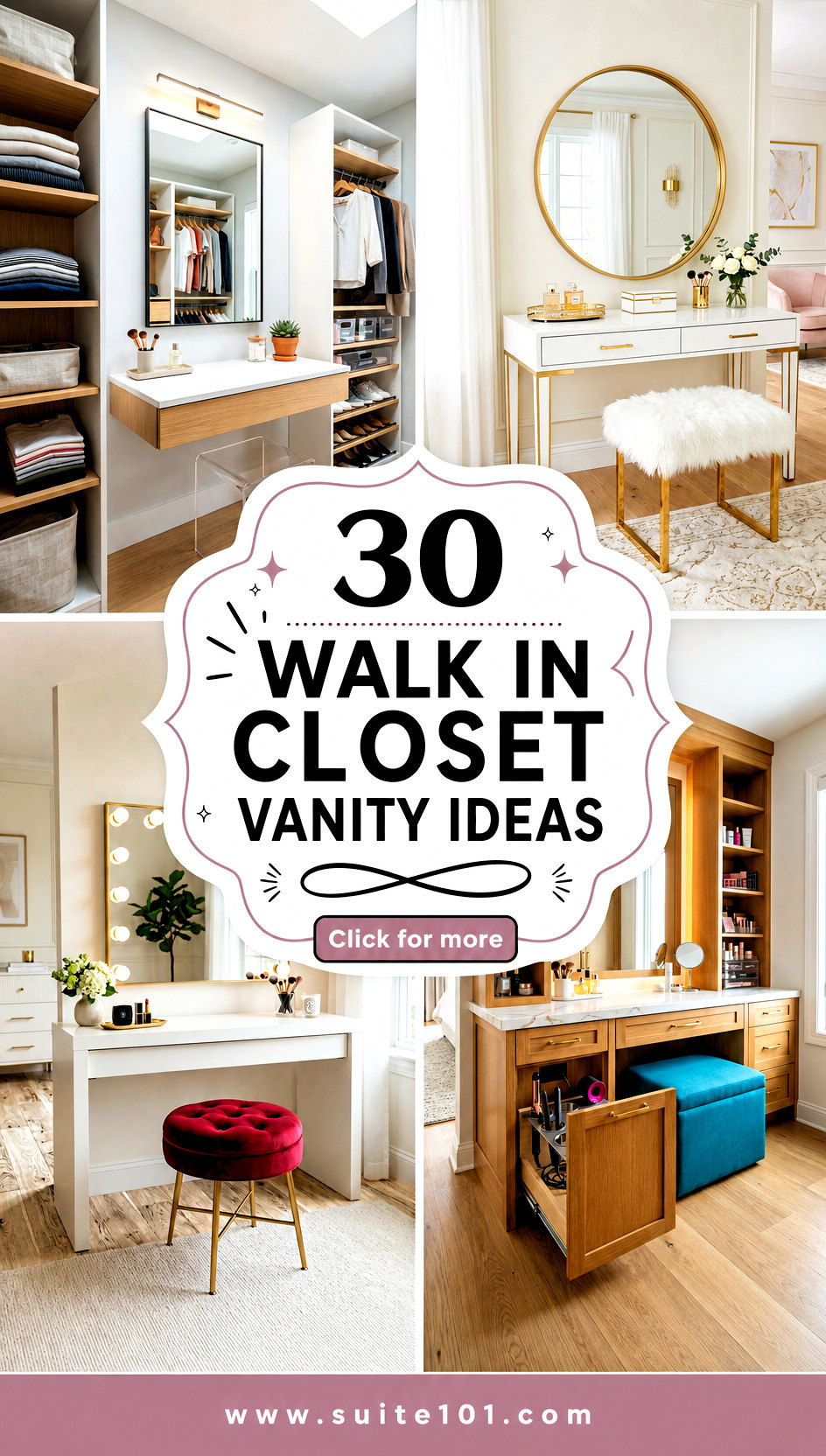 30 walk in closet vanity ideas For a More Beautiful Routine - 30 walk in closet vanity ideas For a More Beautiful Routine