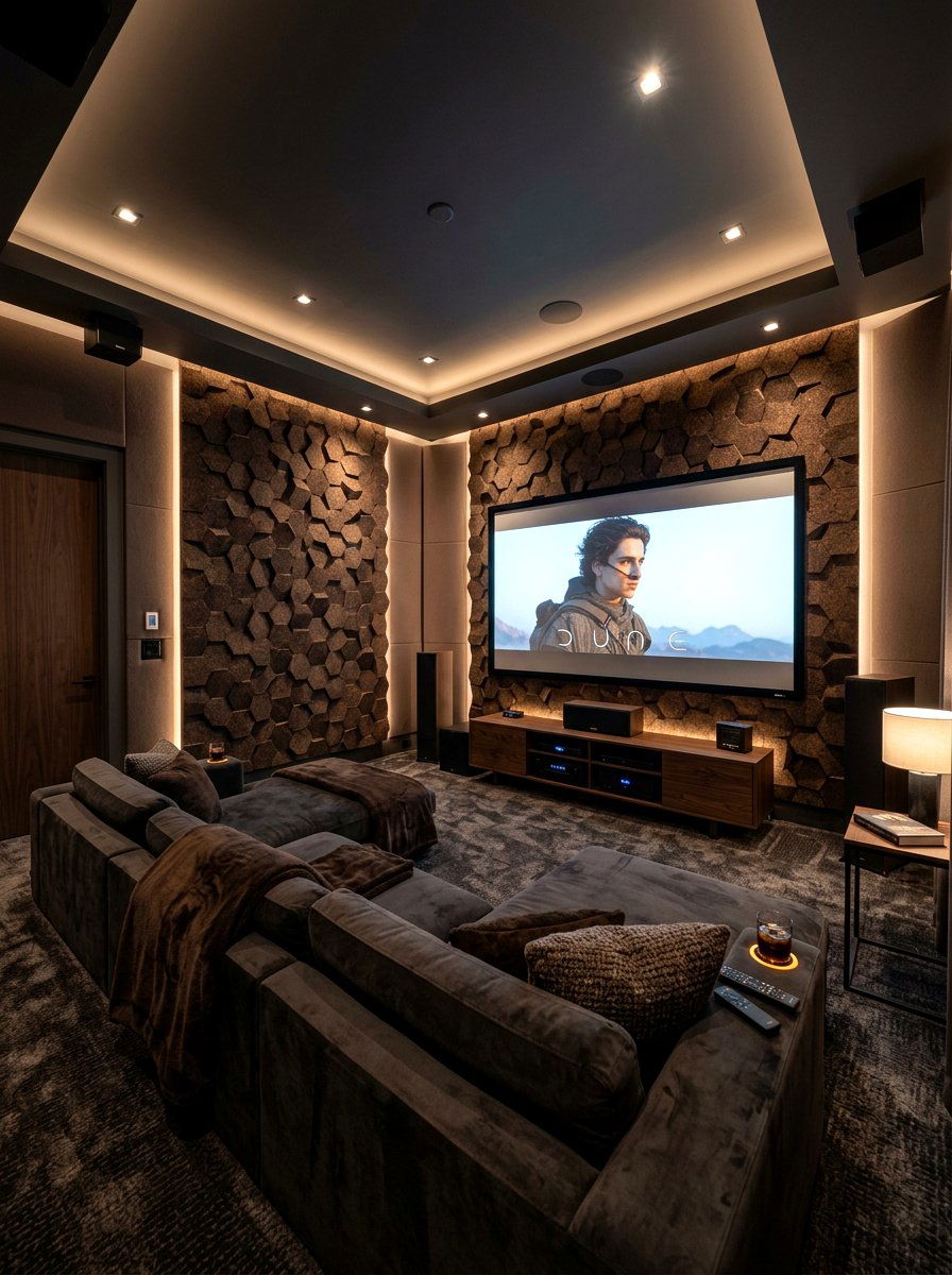 3D cork wall panels - 30 cork decor ideas