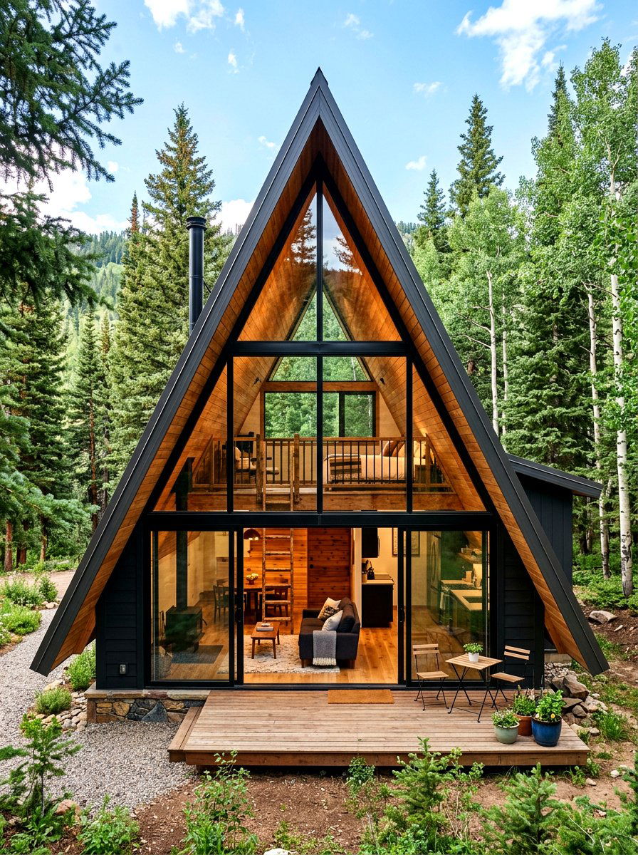 A Frame Studio - 30 art shed ideas
