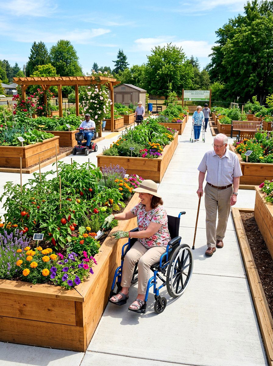 ADA Accessible Garden - 30 vegetable garden layout ideas