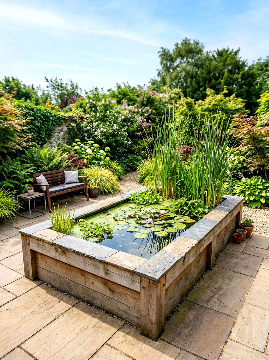 Above Ground Pond - 30 frog pond ideas
