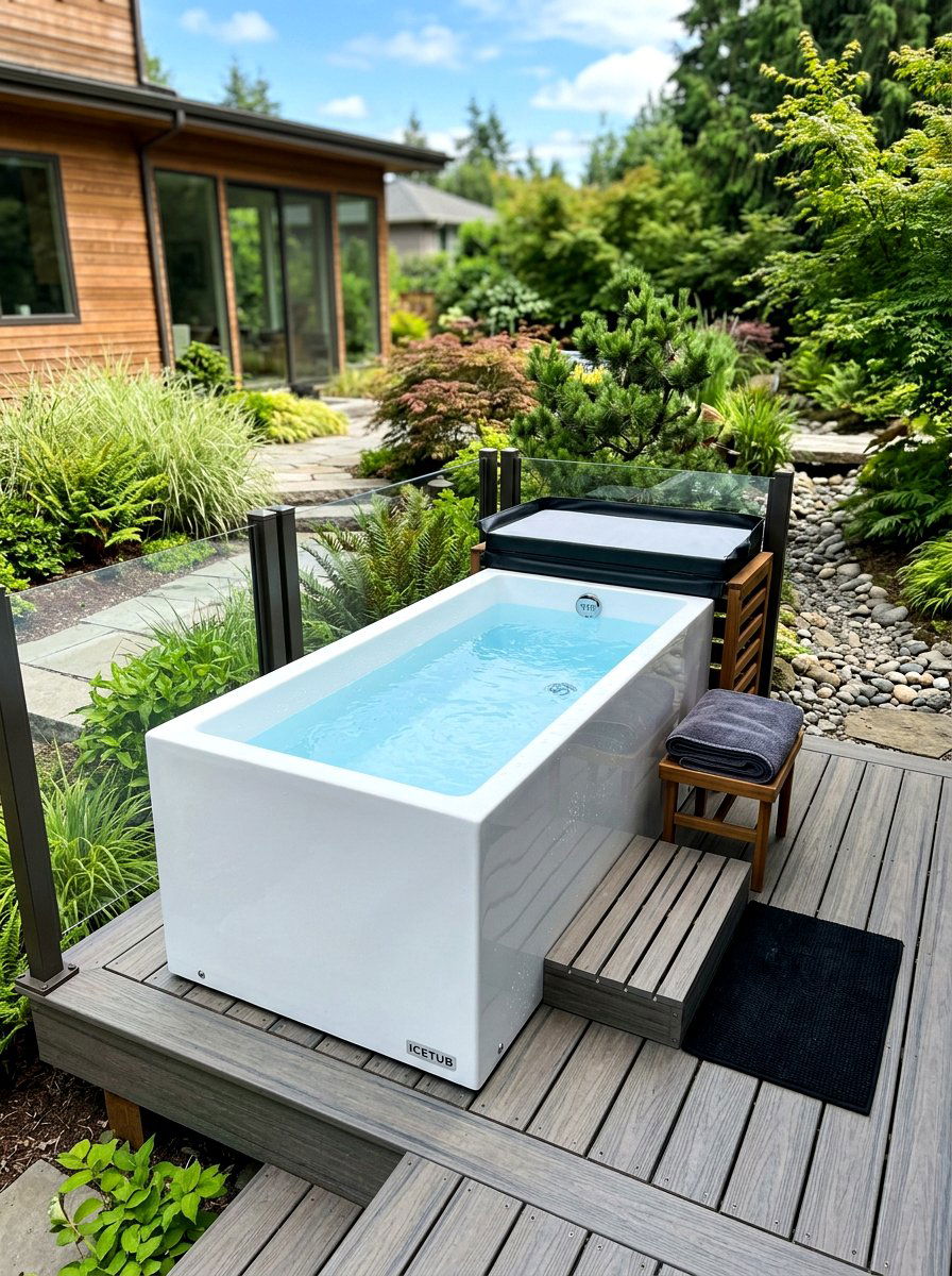 Above ground cold plunge - 30 cold plunge backyard ideas