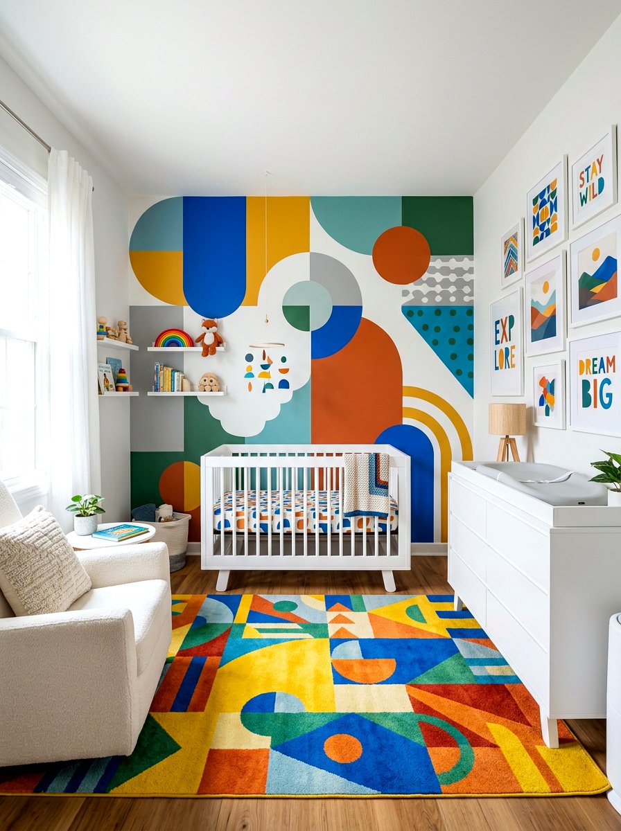 Abstract Boy Nursery - 30 boy nursery ideas
