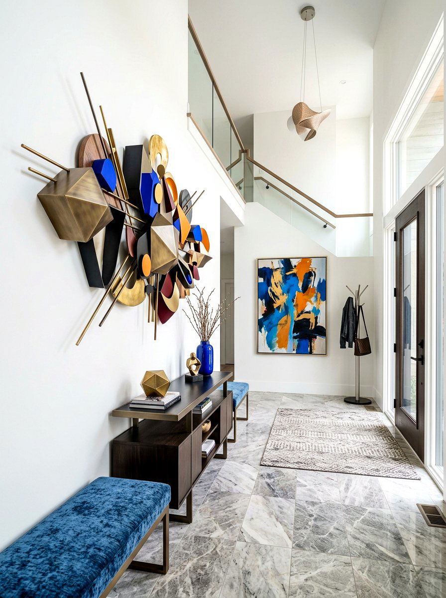 Abstract Sculptural Cluster - 30 pendant light cluster ideas