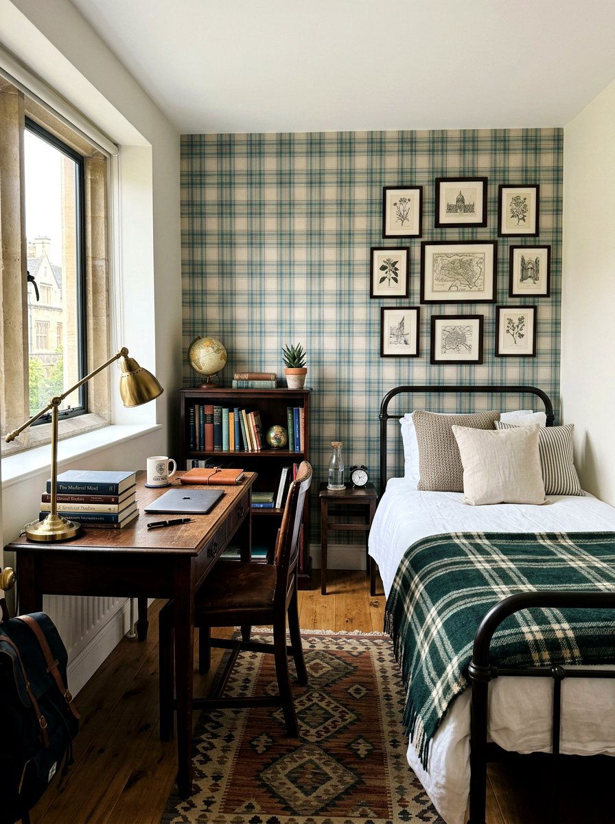 Academic Dorm Room - 30 dark academia room ideas