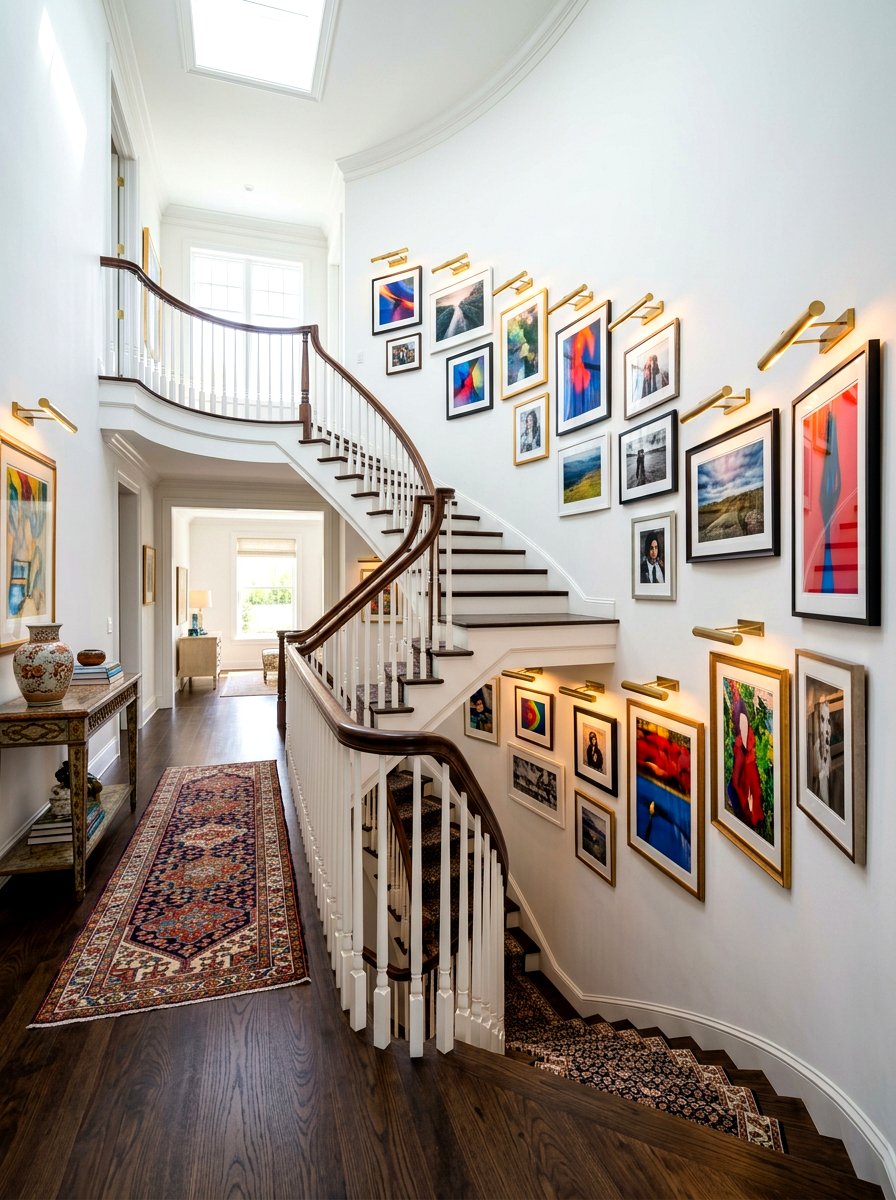 Accent Picture Lighting - 30 staircase lighting ideas