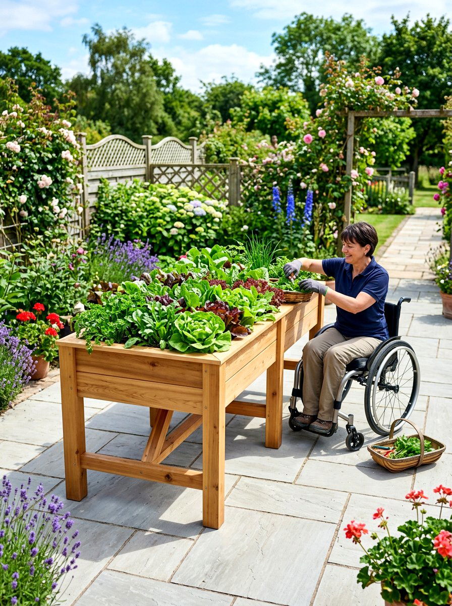 Accessible Waist High Bed - 30 raised bed layout ideas