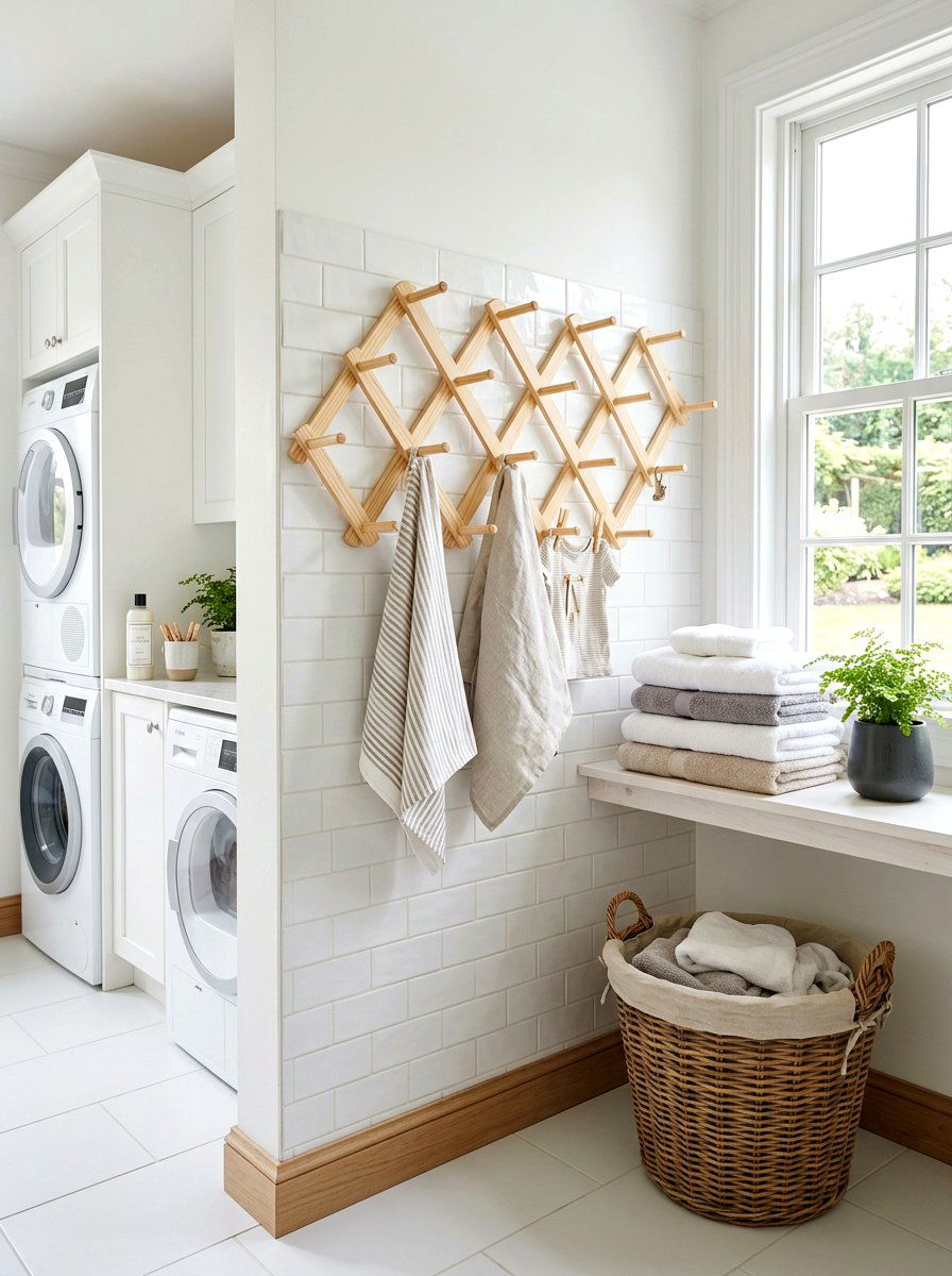 Accordion Folding Rack - 30 coat rack ideas