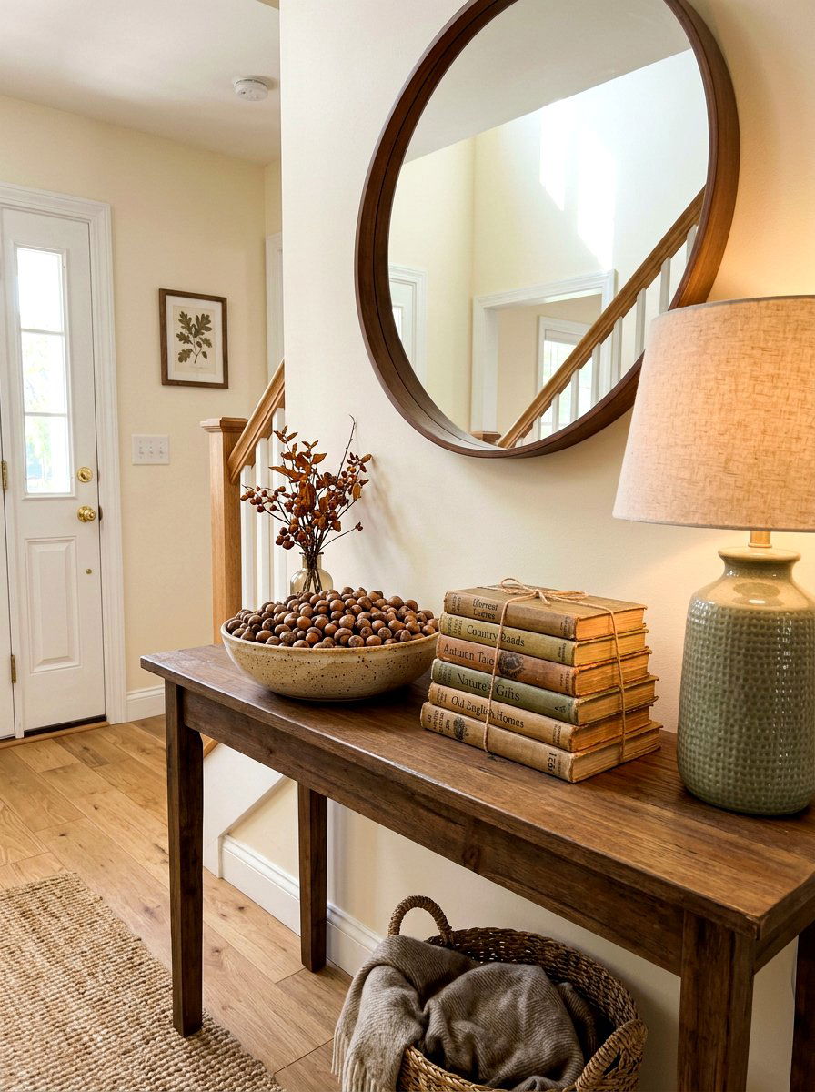 Acorn Bowl Filler Accent - 30 natural harvest decor ideas