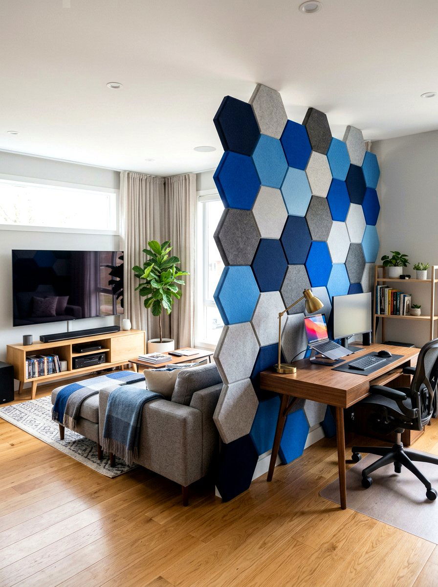 Acoustic Panel - 30 room divider ideas