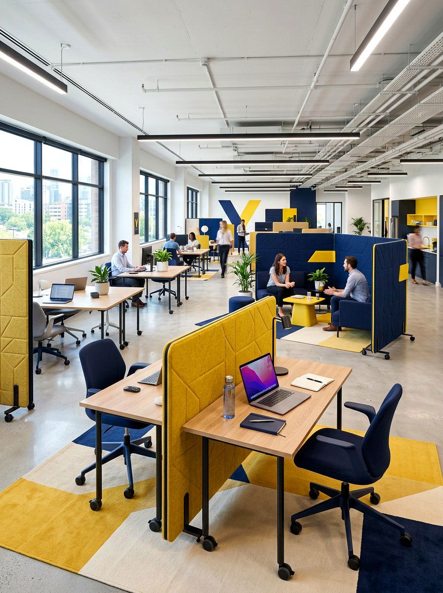 Acoustic Screen Dividers - 30 acoustic office decor ideas