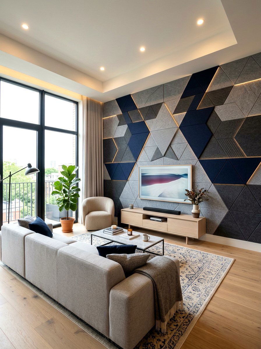Acoustic wall panels - 30 sound absorbing decor ideas
