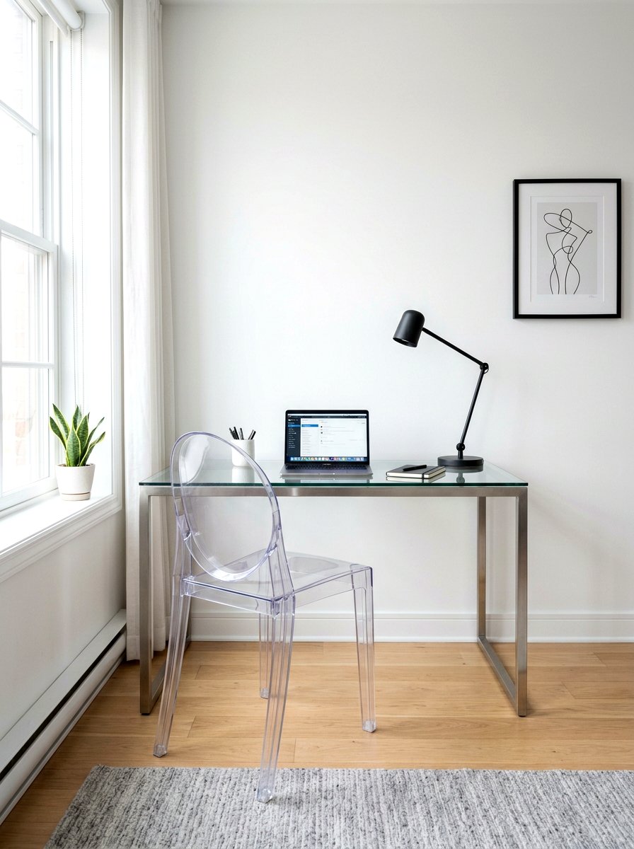 Acrylic Ghost Stool - 30 accent stool ideas