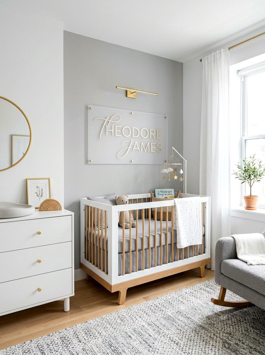30 Monogram Nursery Ideas: Add Personal Style to Any Baby Room