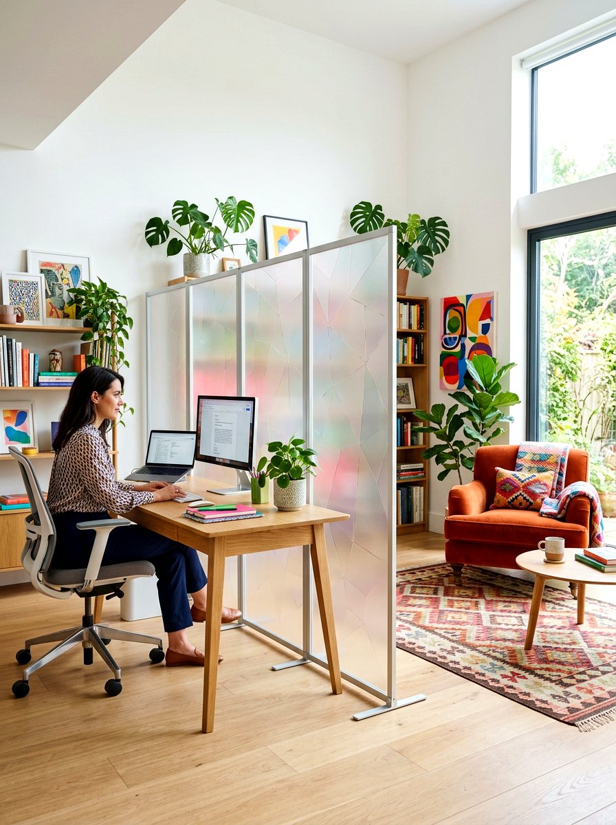Acrylic Panel Room Divider - 30 partial wall room divider ideas