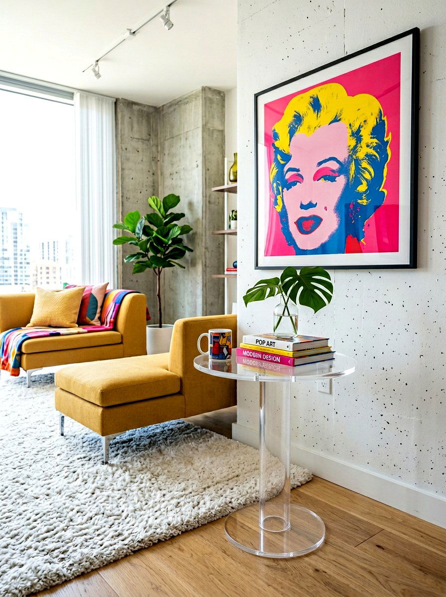 Acrylic Pedestal Side Table - 30 pedestal side table ideas