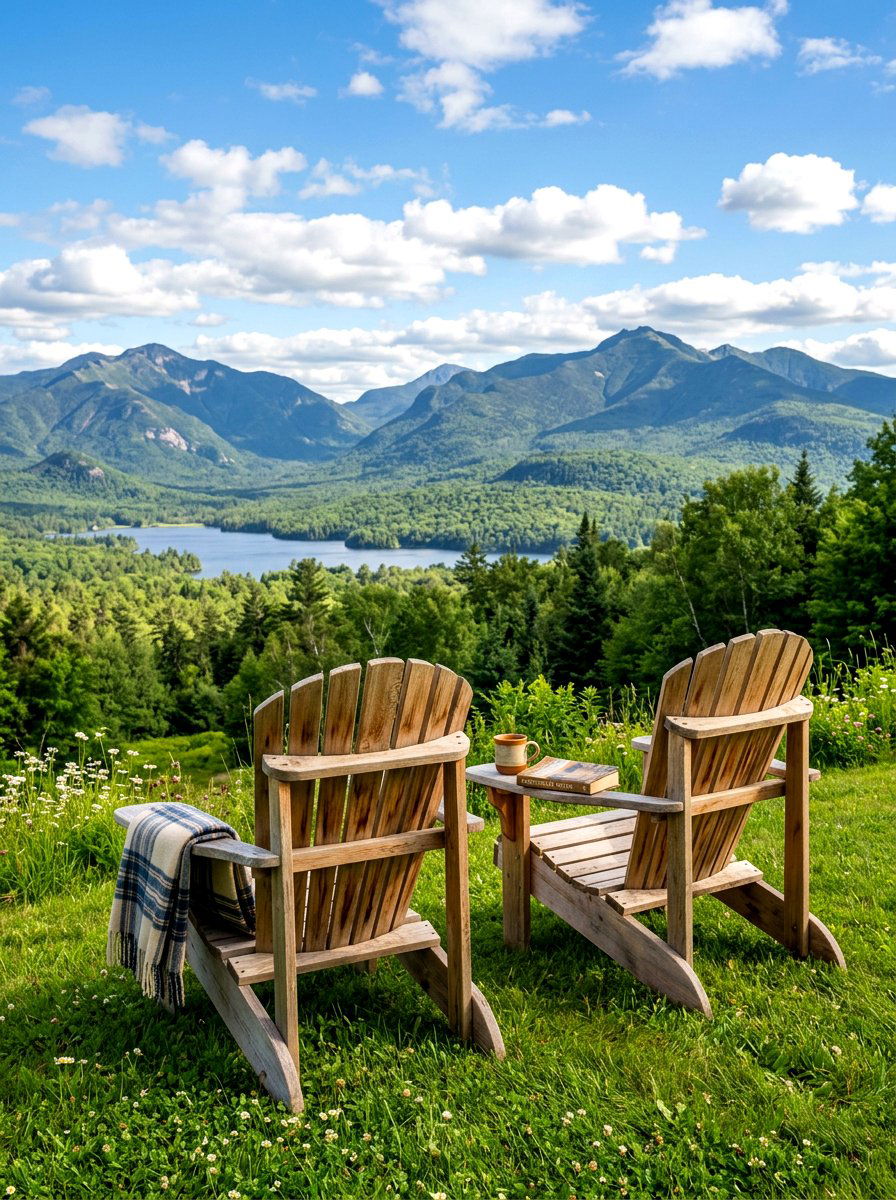 Adirondack Chair - 30 rustic backyard seating ideas