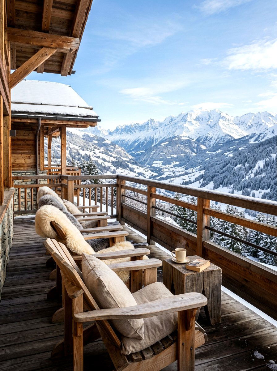 Adirondack Chair Seating - 30 chalet porch ideas