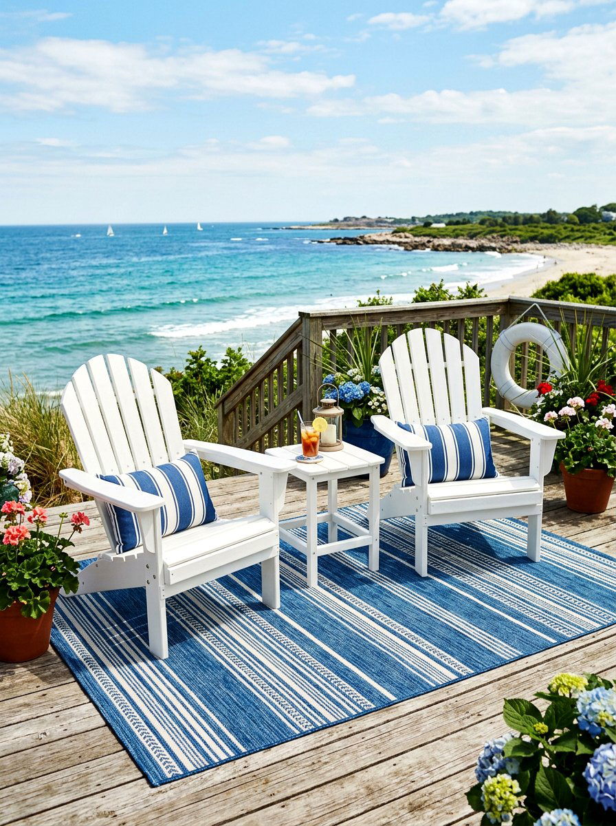 Adirondack Chair Setup - 30 balcony furniture ideas