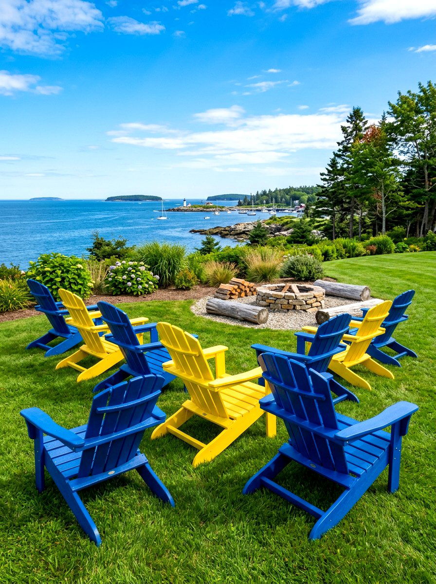 Adirondack Chairs - 30 family backyard seating ideas