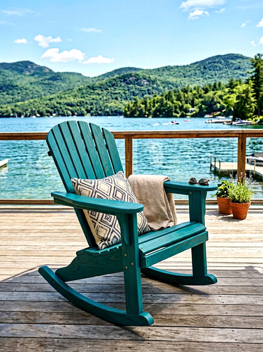 Adirondack Style Porch Rocker - 30 porch rocking chair ideas