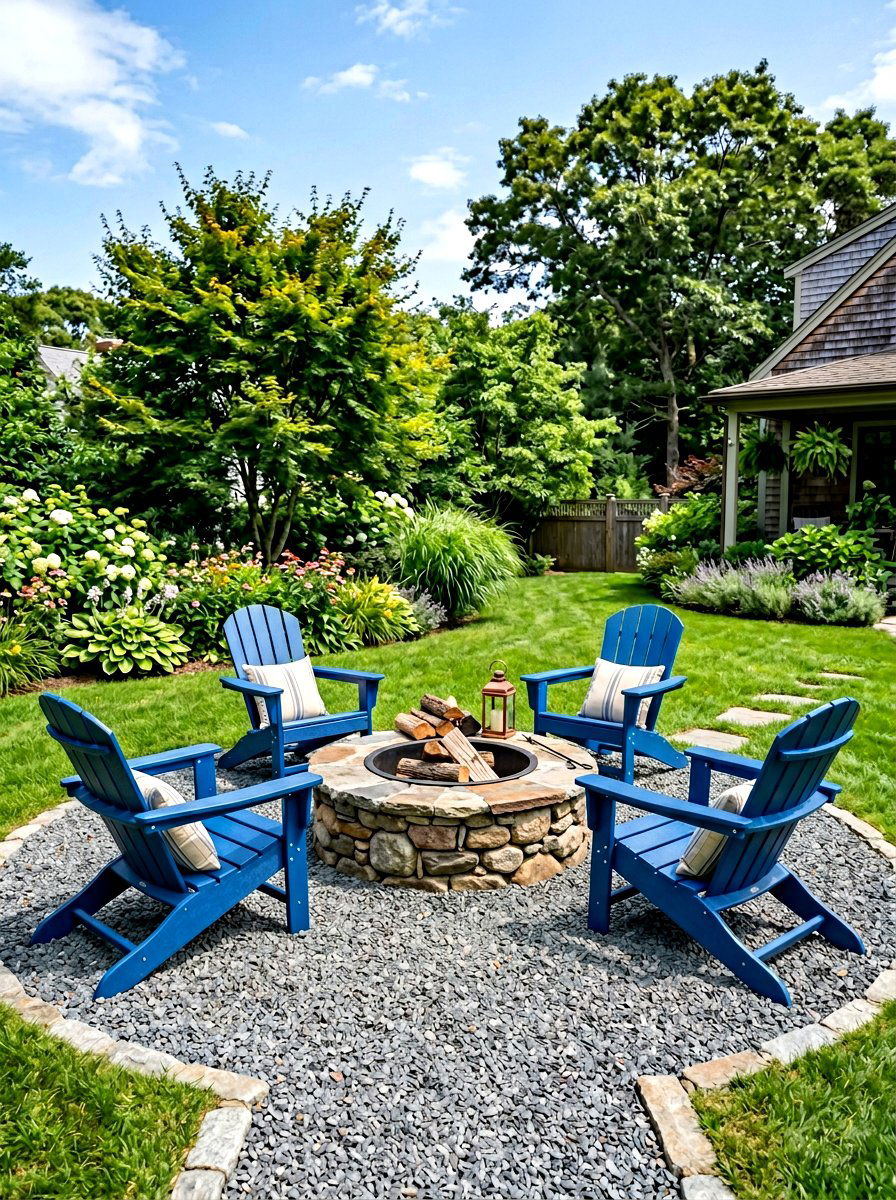Adirondack chair set - 30 patio furniture ideas