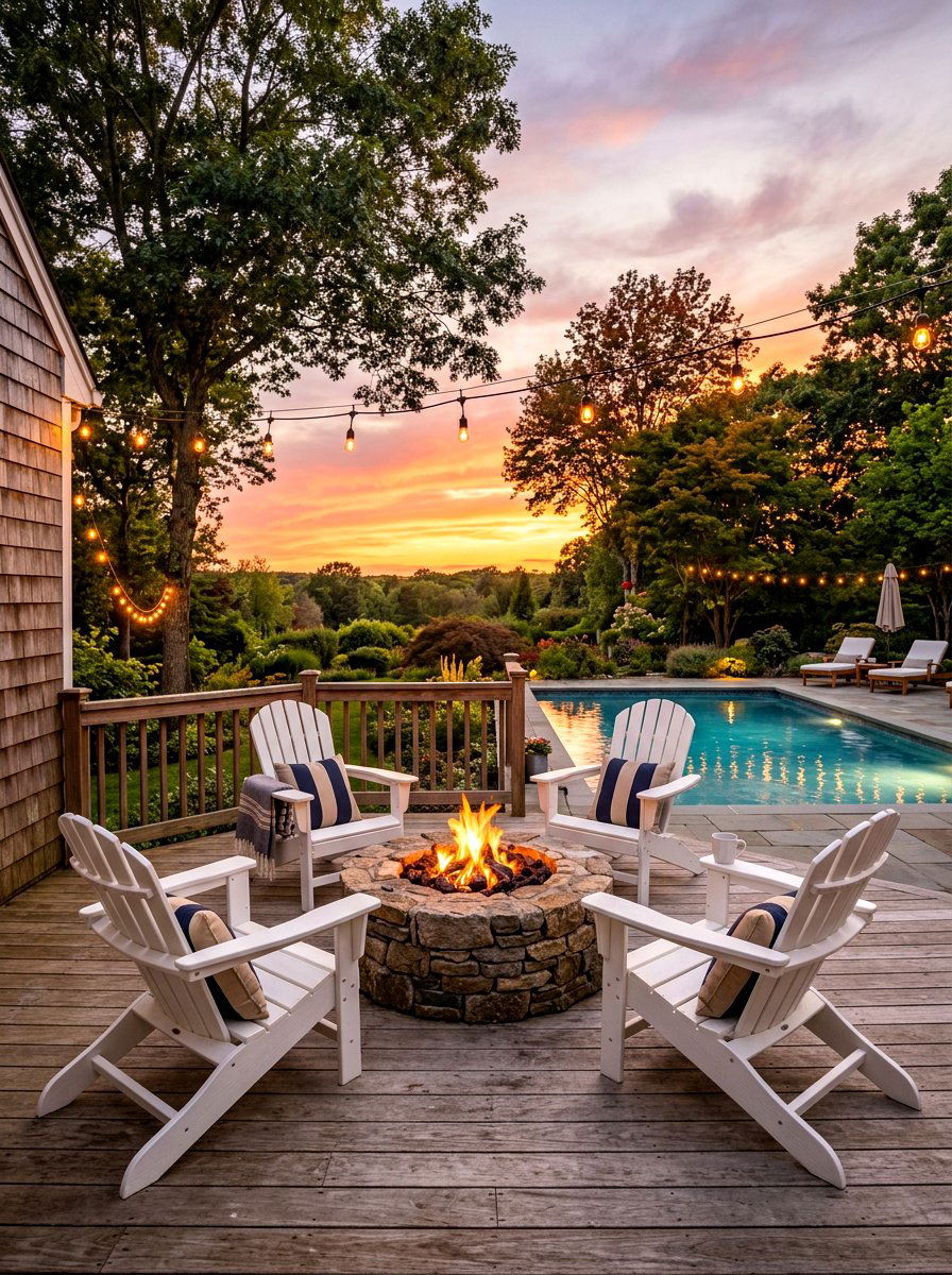 Adirondack pool chair - 30 pool lounge chair ideas