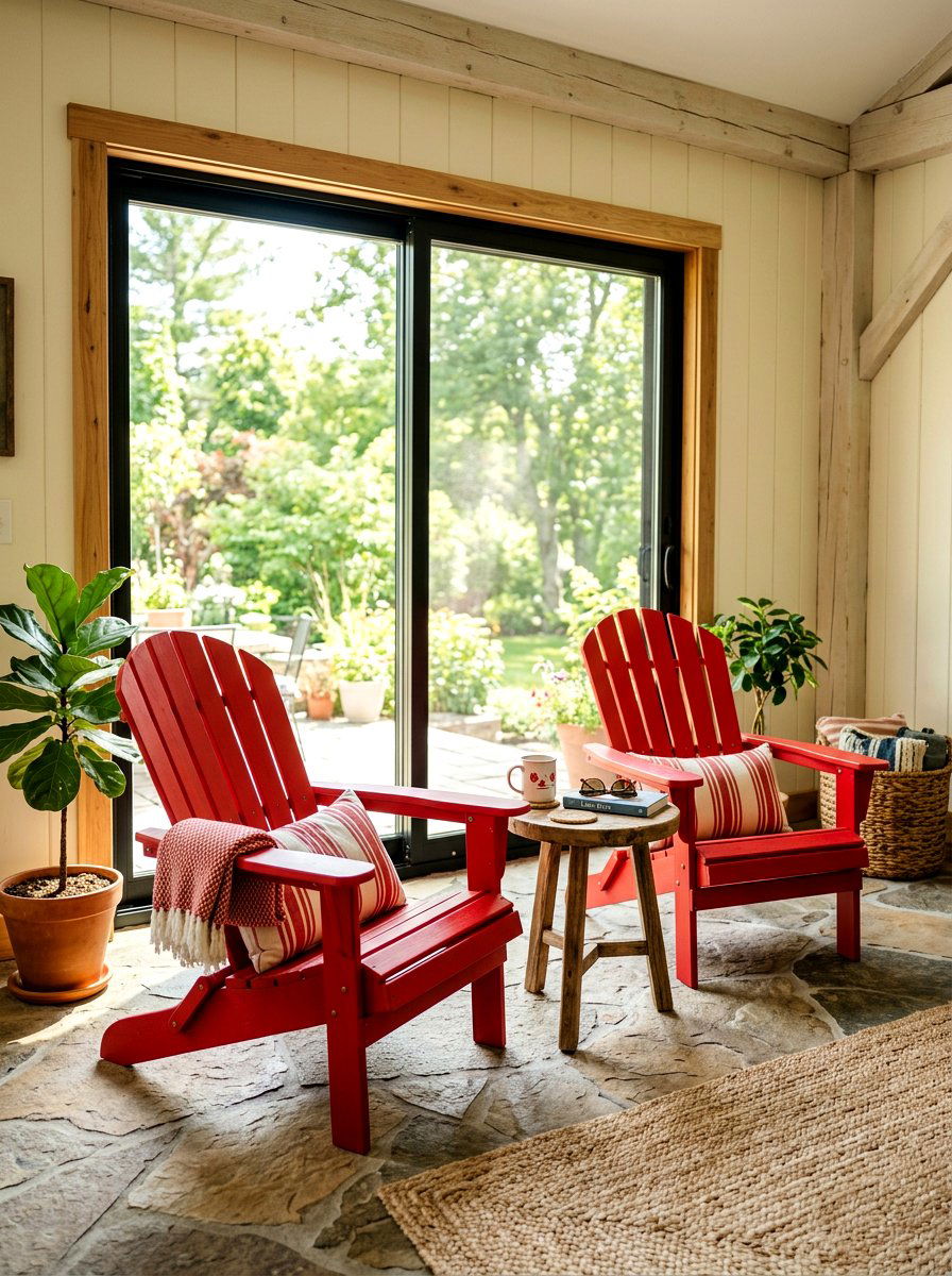 Adirondack sunroom chair - 30 sunroom furniture ideas