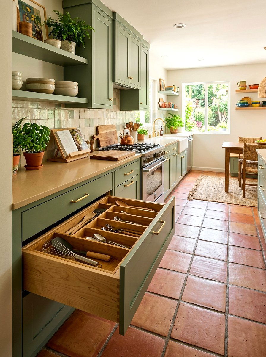 Adjustable Drawer Partition - 30 utensil drawer ideas