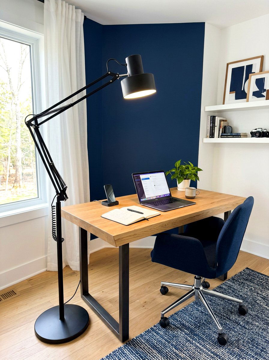 Adjustable Floor Lamp - 30 soft lamp lighting ideas