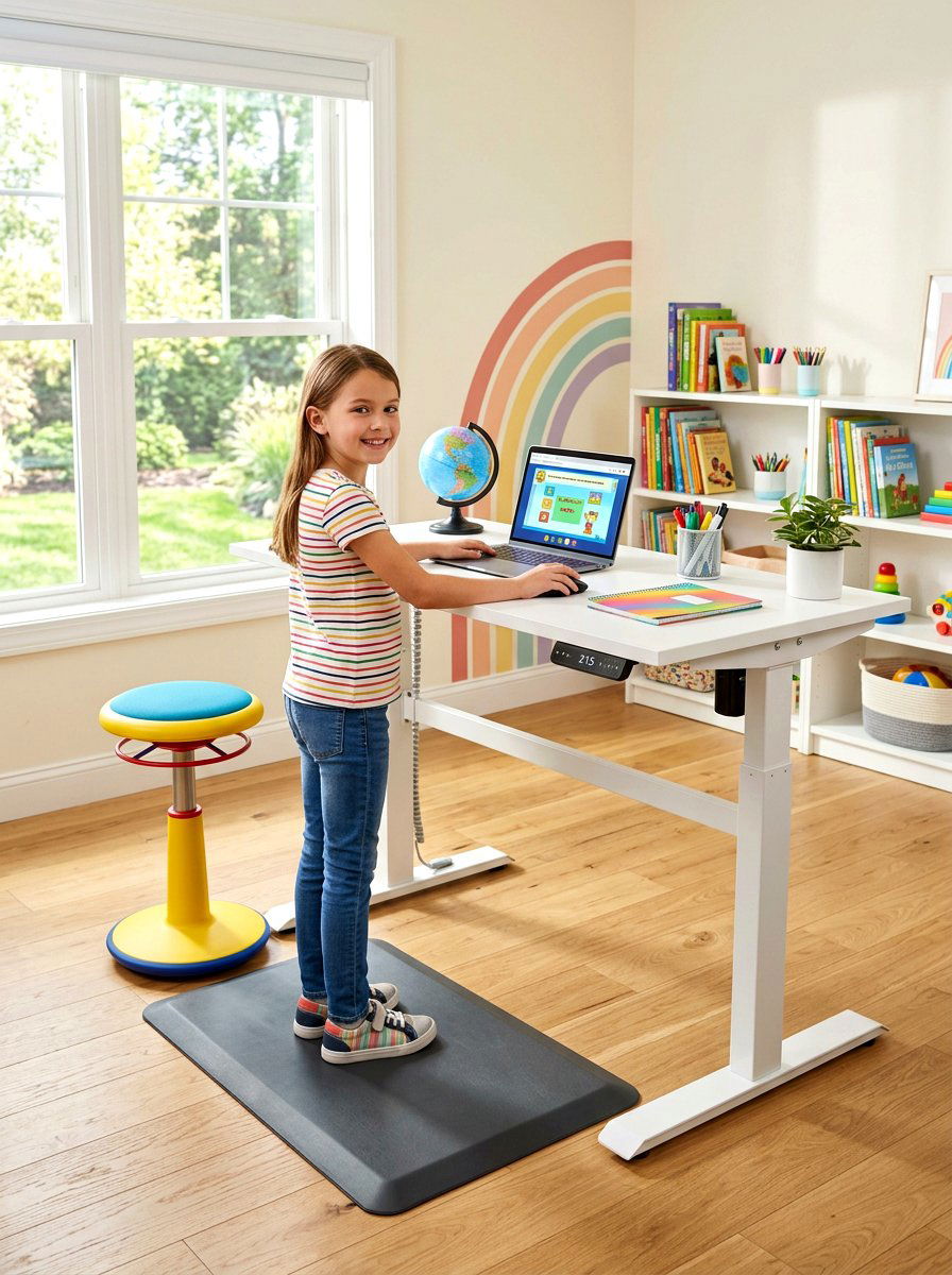 Adjustable Height Kids Desk - 30 homework station ideas