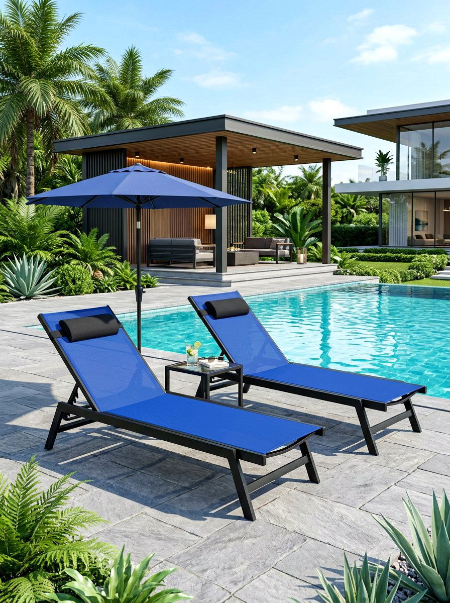 Adjustable Lounge Chairs - 30 gazebo seating ideas