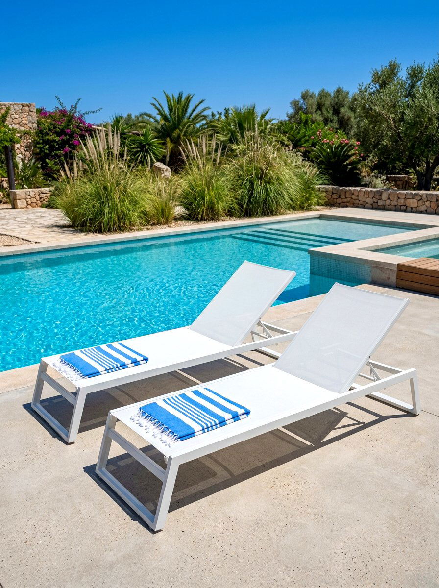 Adjustable Poolside Lounger - 30 outdoor furniture ideas
