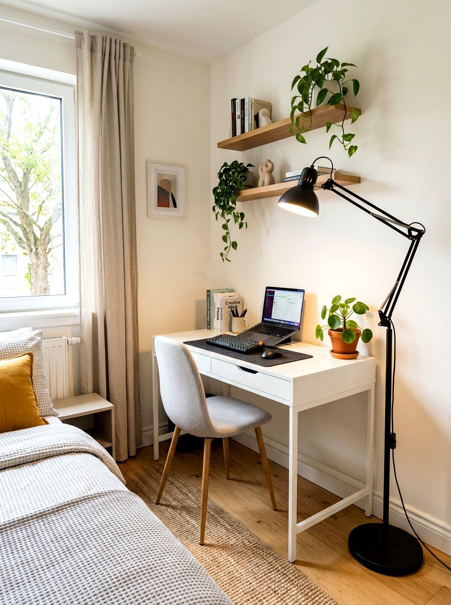 Adjustable Task Floor Lamp - 30 floor lamp bedroom corner ideas