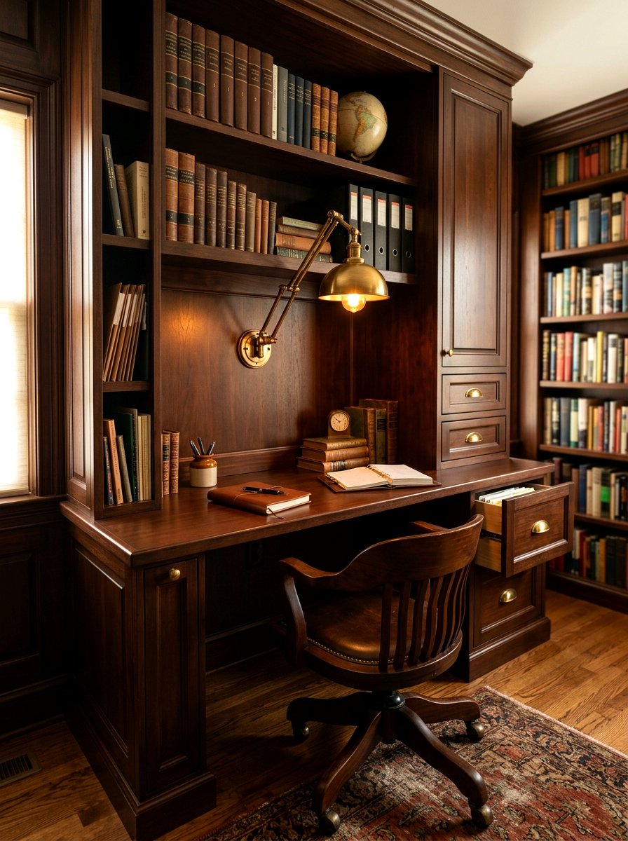 Adjustable swing arm lamp - 30 closet lighting ideas