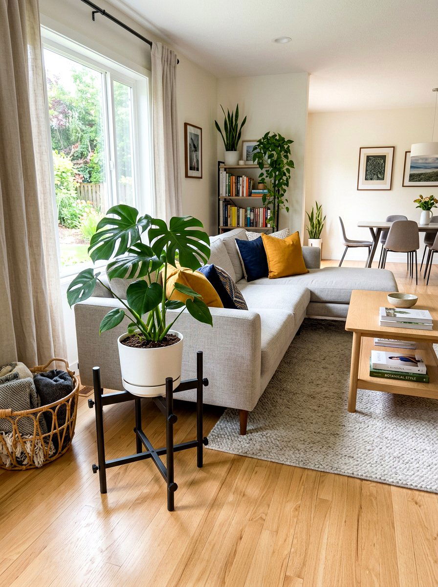 Adjustable width plant stand - 30 plant stand ideas
