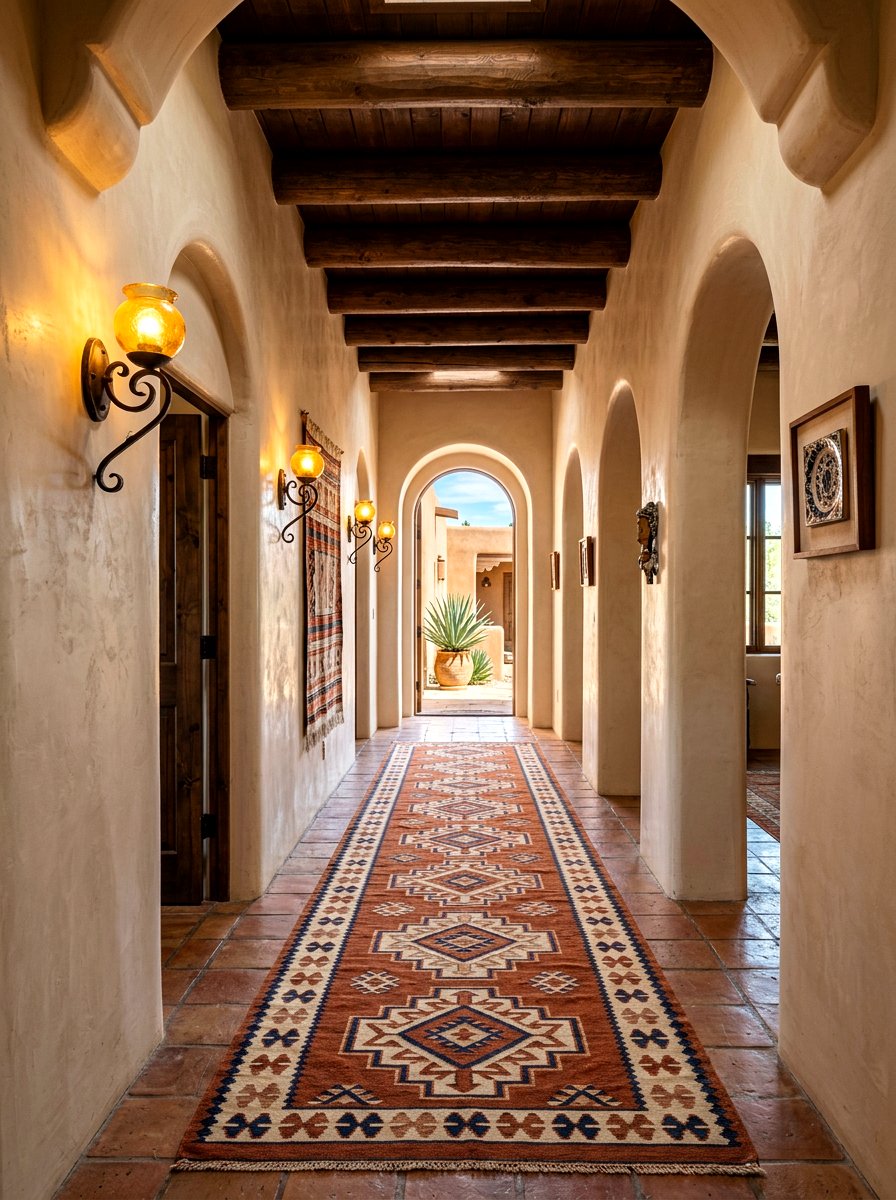 Adobe Hallway - 30 desert color decor ideas