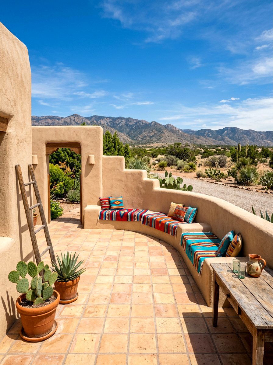 Adobe Sand Toned Patio - 30 sand toned patio ideas