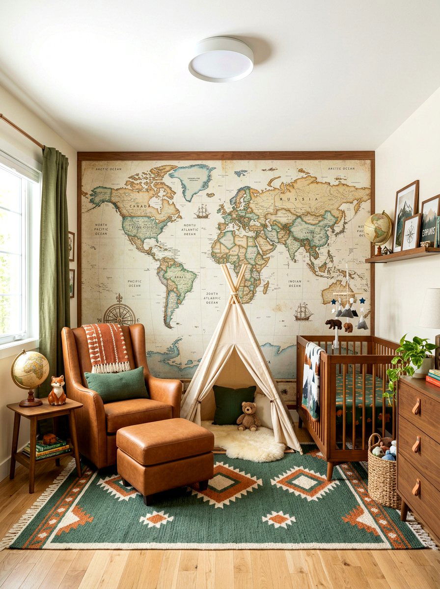 Adventure Boy Nursery - 30 boy nursery ideas