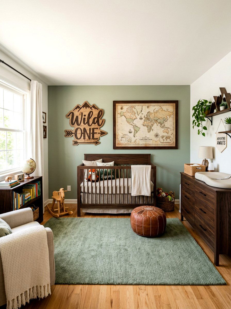 Adventure Wall Decor - 30 woodland nursery ideas