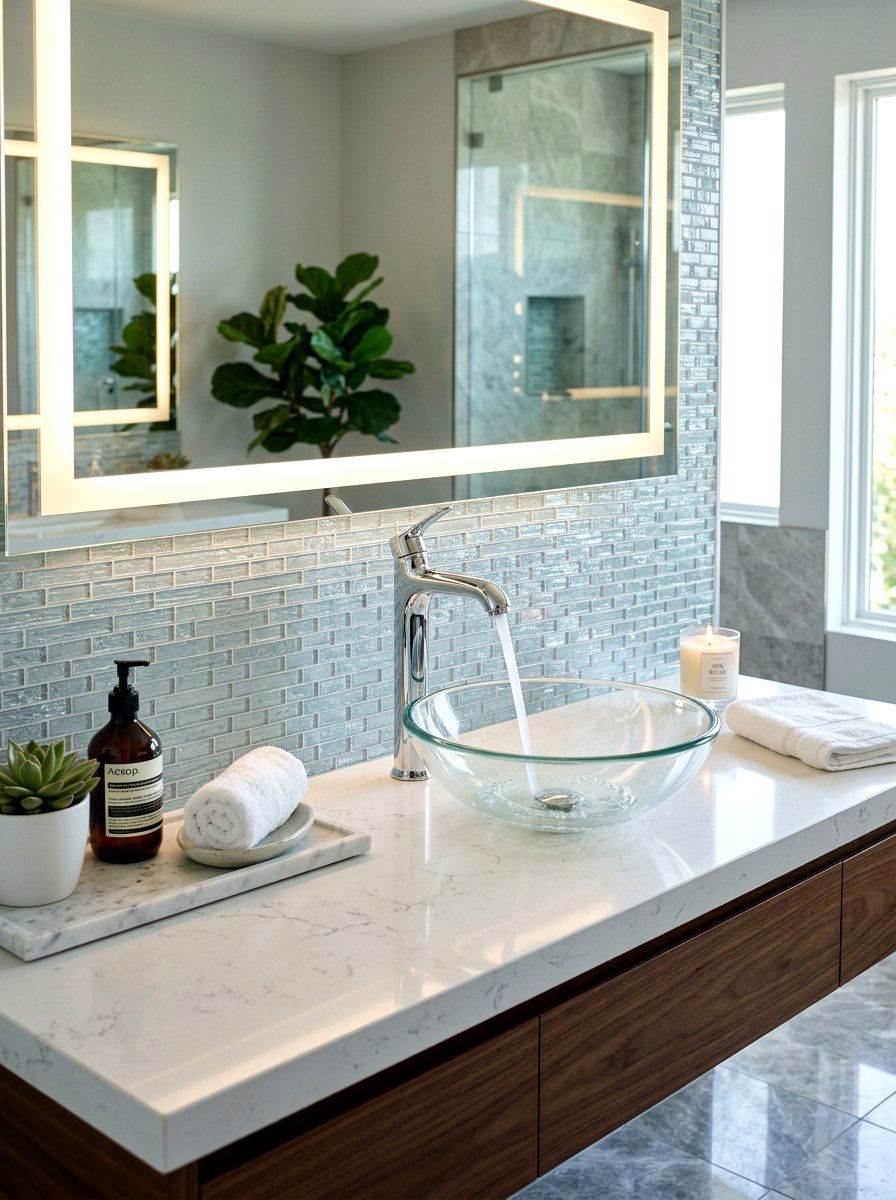 Aerated Faucet - 30 low water bathroom ideas