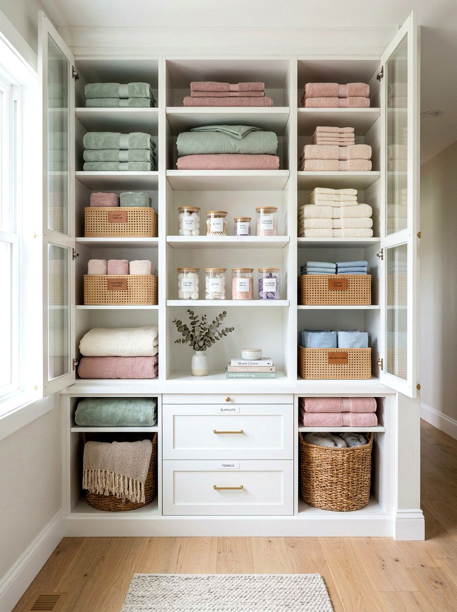 Aesthetic Linen Closet - 30 linen closet ideas
