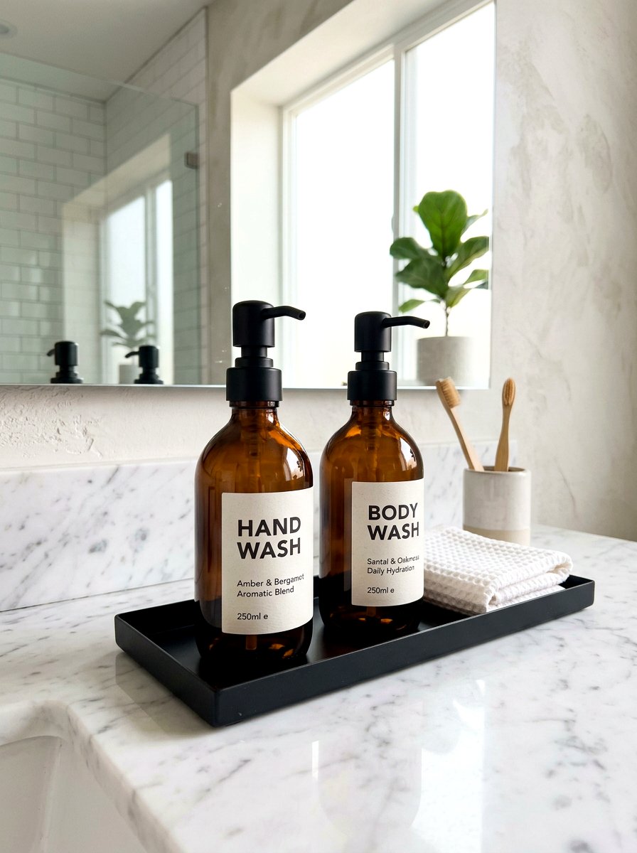 Aesthetic Soap Dispenser - 30 TikTok bathroom decor ideas