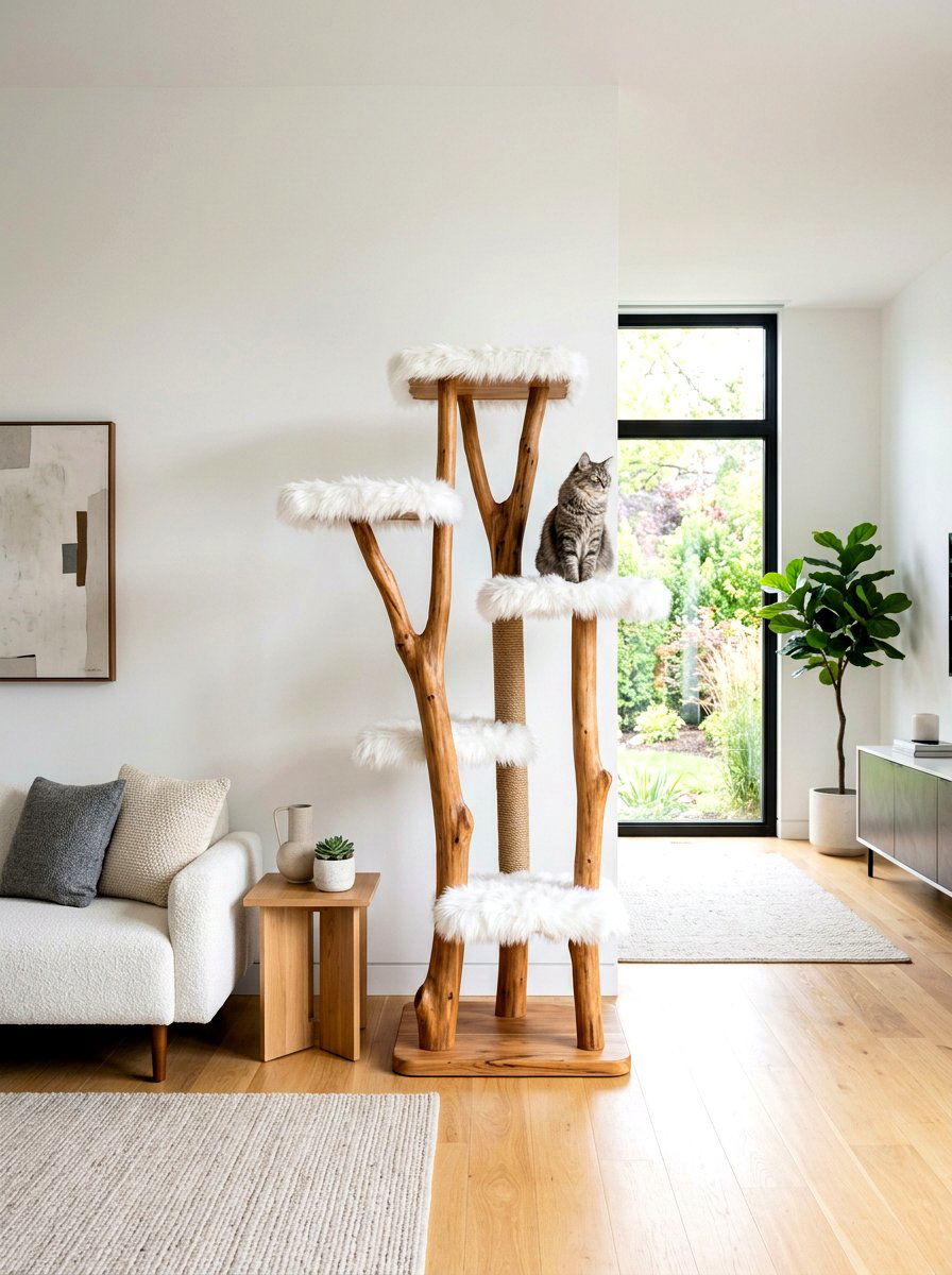 Aesthetic cat tree - 30 cat room aesthetic ideas