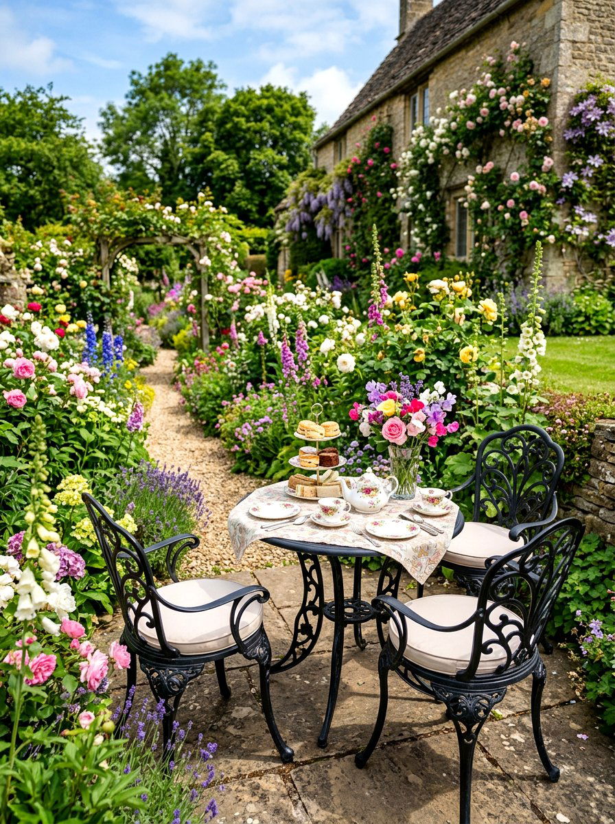 Afternoon Tea Garden - 30 backyard hosting ideas
