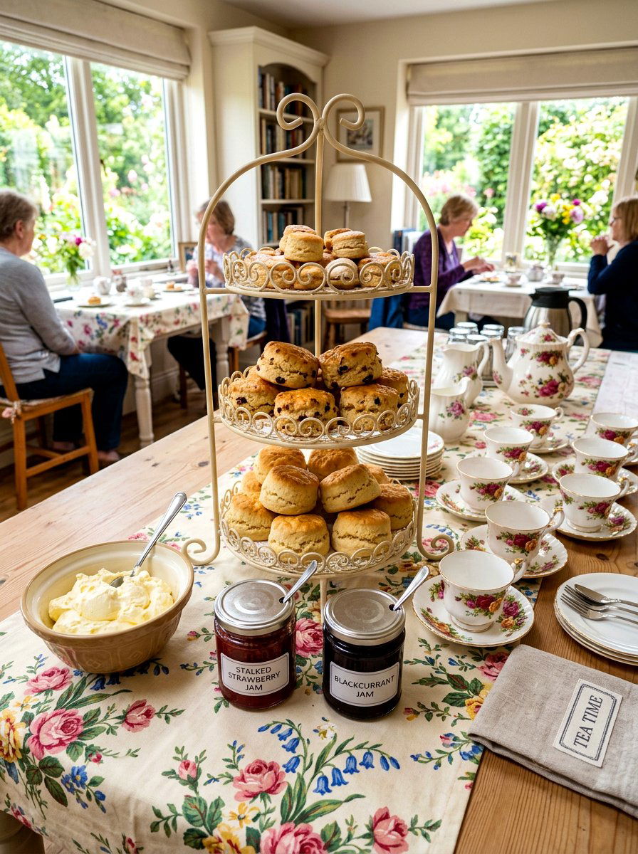 Afternoon Tea Scone Buffet - 30 breakfast buffet ideas