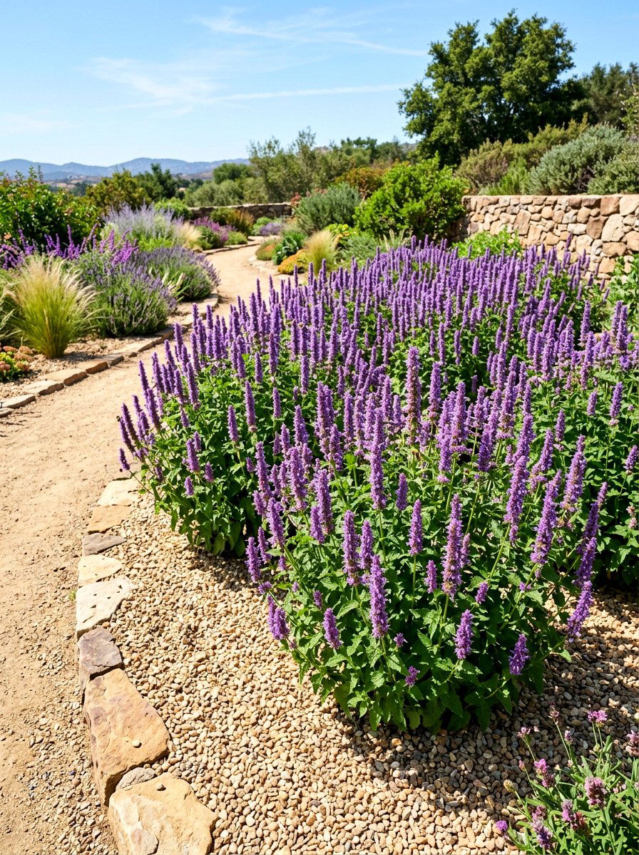 Agastache Plant - 30 hummingbird garden ideas