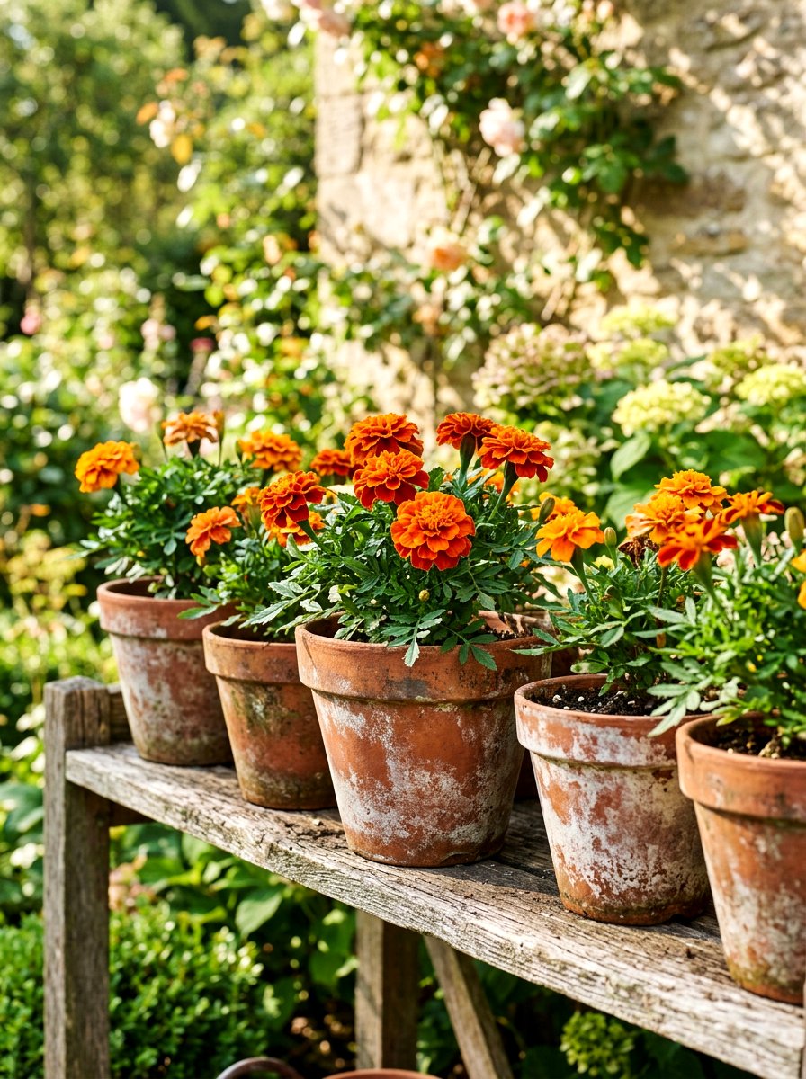 Aged Terracotta Pot - 30 rustic planter ideas